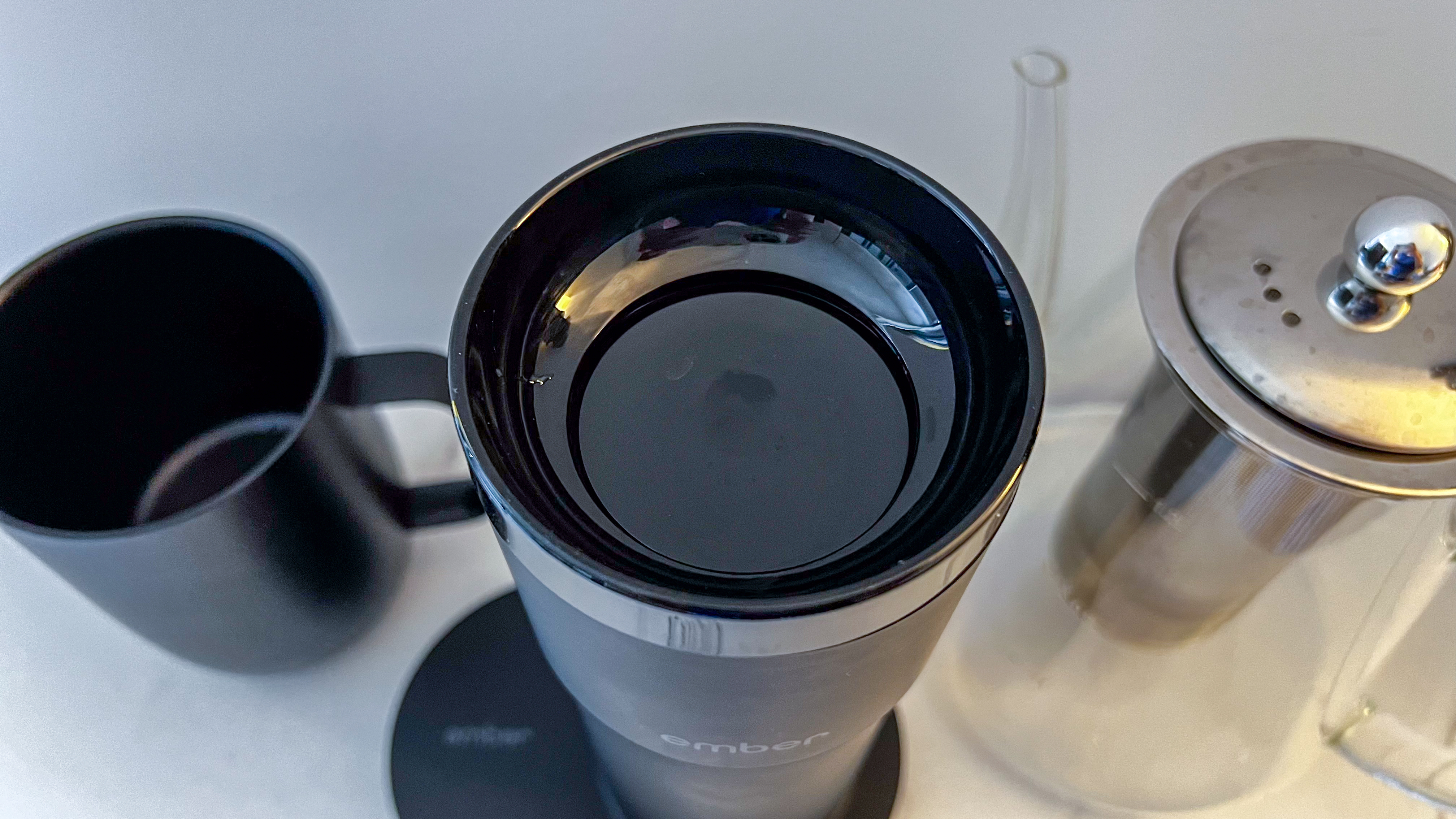 The open mouthpiece on the lid of the Ember Travel Mug 2+